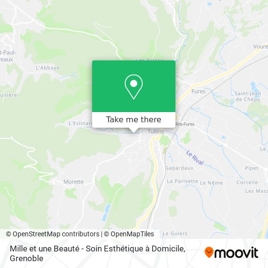 Mille et une Beauté - Soin Esthétique à Domicile map