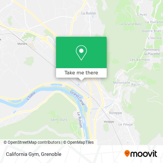 Mapa California Gym