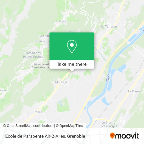 Ecole de Parapente Air-2-Ailes map