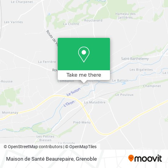 Maison de Santé Beaurepaire map