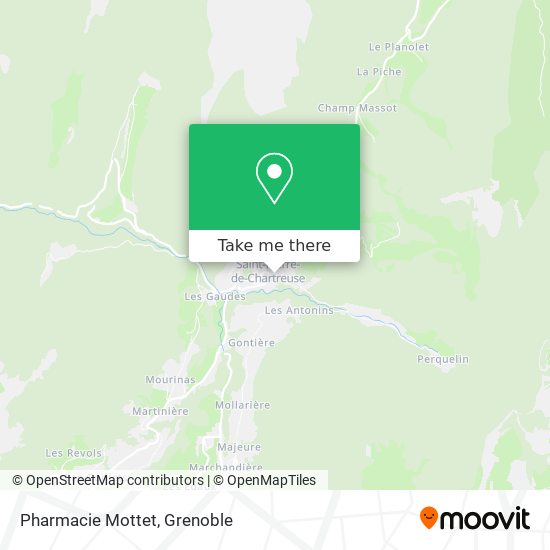 Pharmacie Mottet map