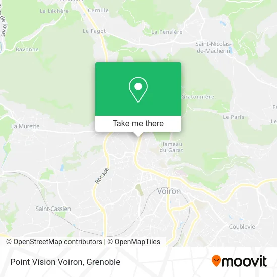 Point Vision Voiron map