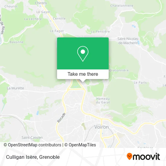 Culligan Isère map