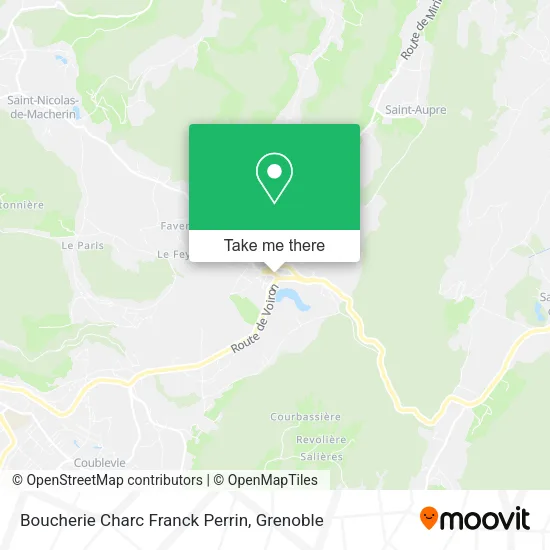 Boucherie Charc Franck Perrin map
