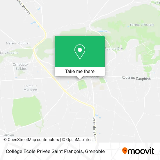 Collège Ecole Privée Saint François map