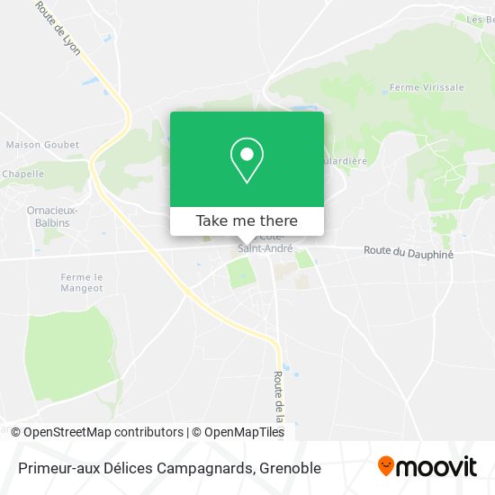 Primeur-aux Délices Campagnards map