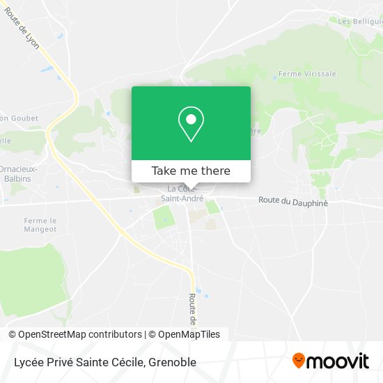 Lycée Privé Sainte Cécile map