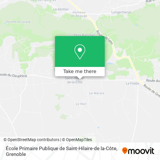 École Primaire Publique de Saint-Hilaire-de la-Côte map