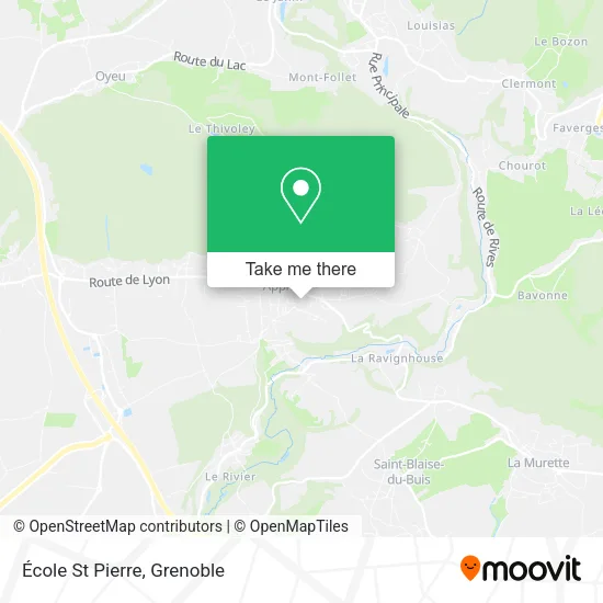 École St Pierre map