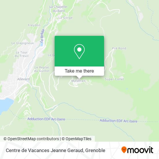 Centre de Vacances Jeanne Geraud map