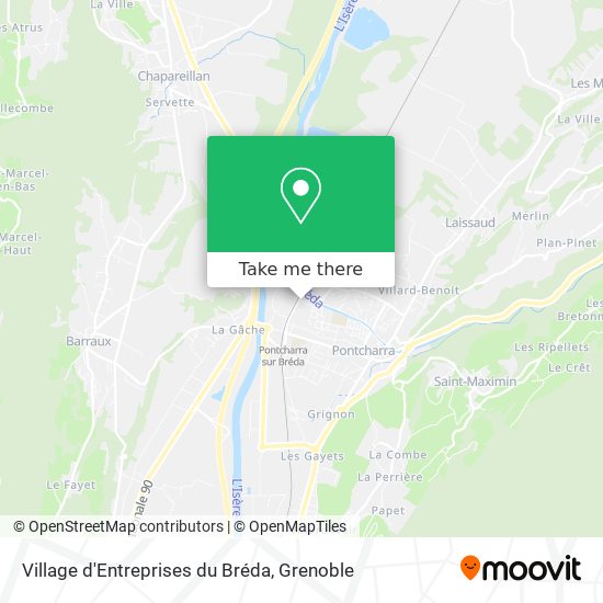 Village d'Entreprises du Bréda map