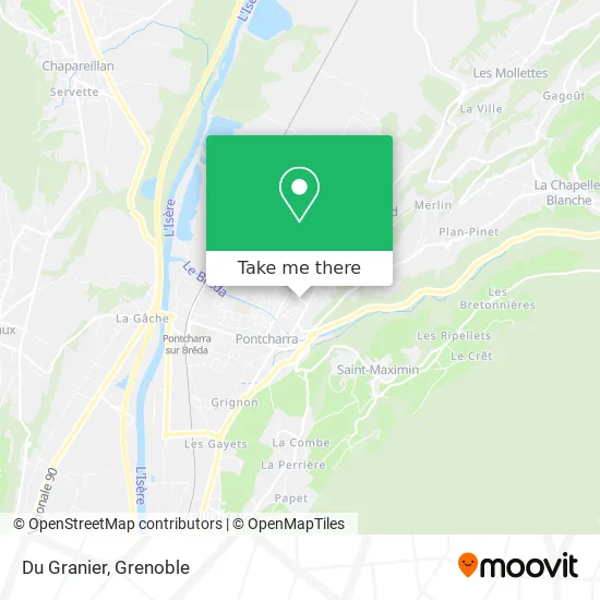 Du Granier map