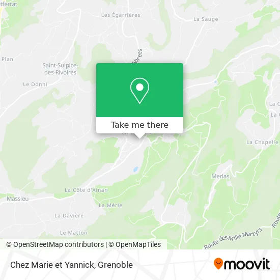 Chez Marie et Yannick map