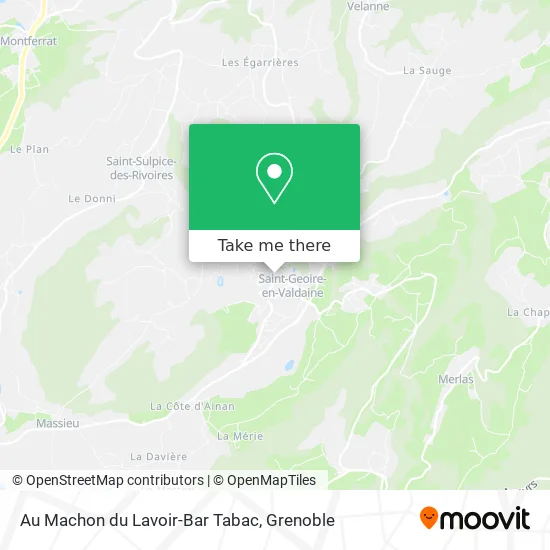 Au Machon du Lavoir-Bar Tabac map