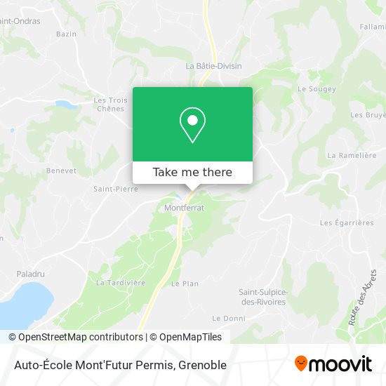 Auto-École Mont'Futur Permis map