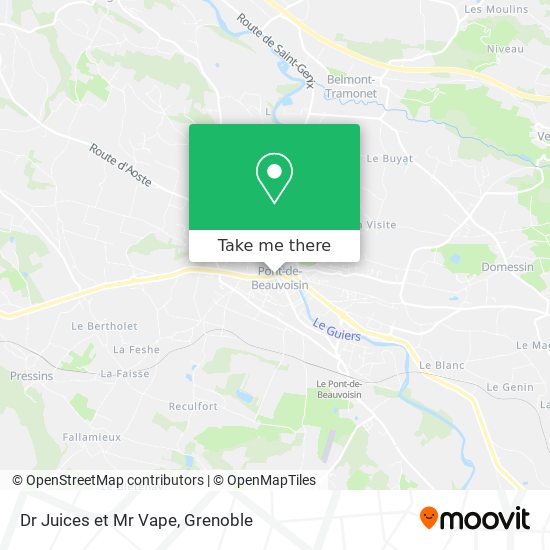 Dr Juices et Mr Vape map