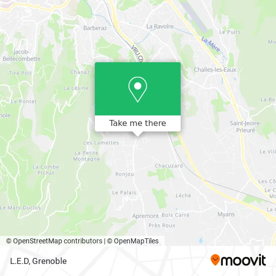 L.E.D map
