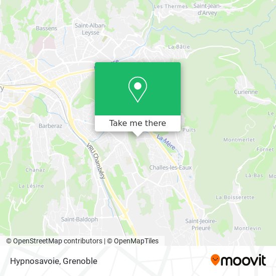 Hypnosavoie map