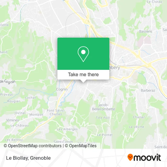 Le Biollay map