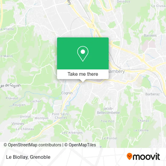 Le Biollay map