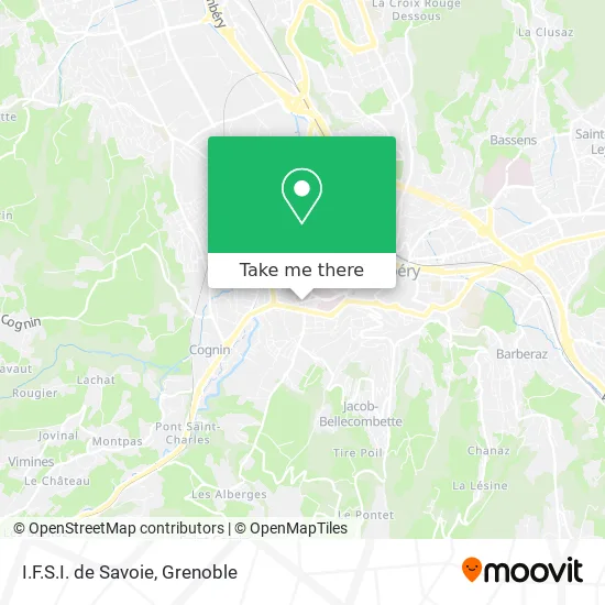 I.F.S.I. de Savoie map