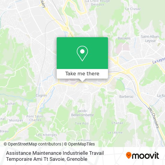 Assistance Maintenance Industrielle Travail Temporaire Ami Tt Savoie map