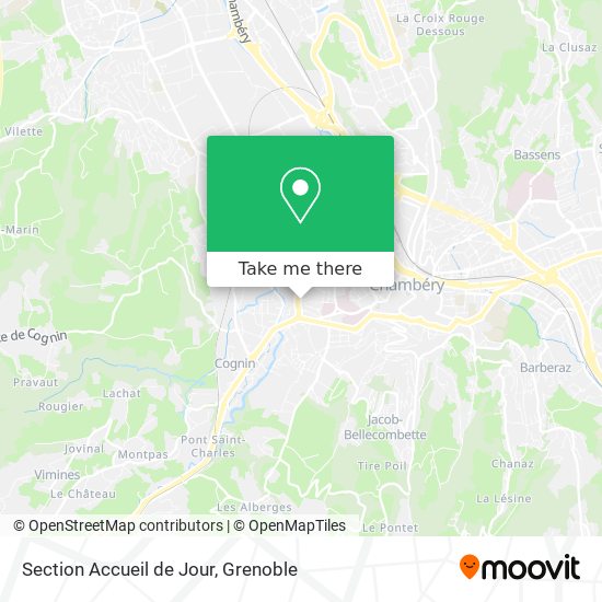 Section Accueil de Jour map