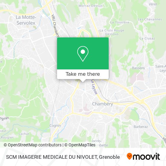 SCM IMAGERIE MEDICALE DU NIVOLET map