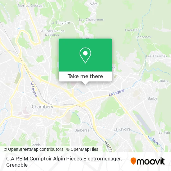 C.A.P.E.M Comptoir Alpin Pièces Electroménager map
