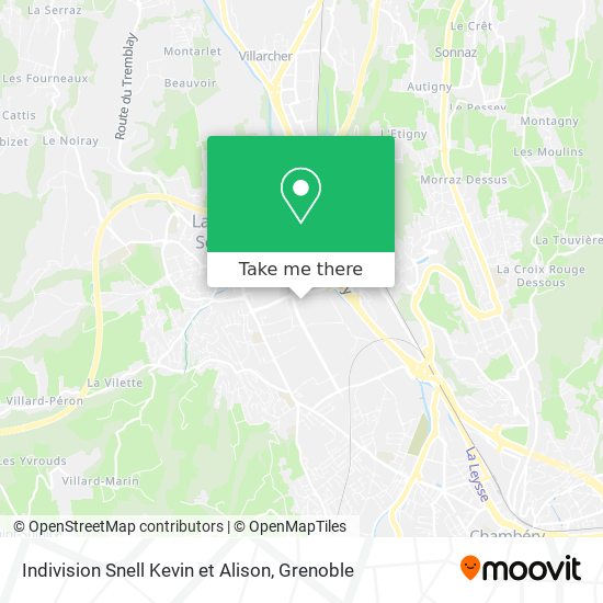 Indivision Snell Kevin et Alison map