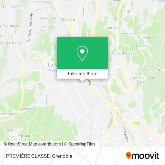 PREMIÈRE CLASSE map