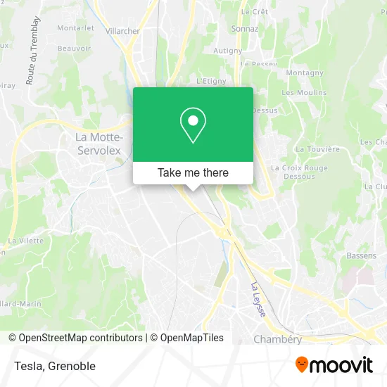 Tesla map