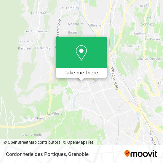 Cordonnerie des Portiques map