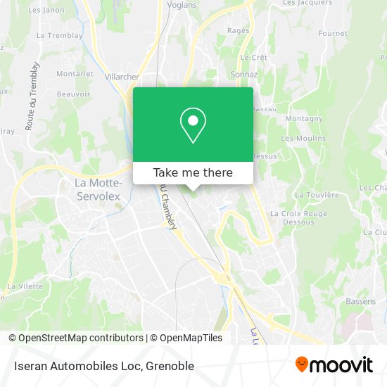 Iseran Automobiles Loc map