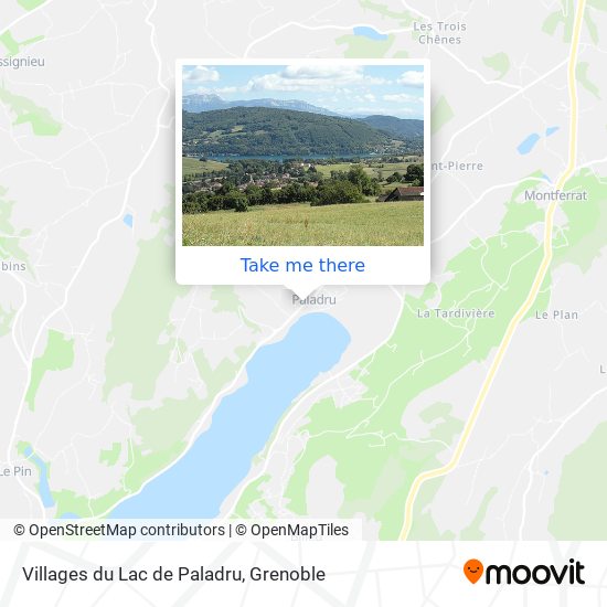 Villages du Lac de Paladru map