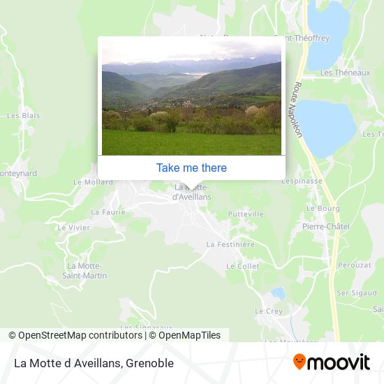 La Motte d Aveillans map