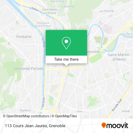113 Cours Jean Jaurès map