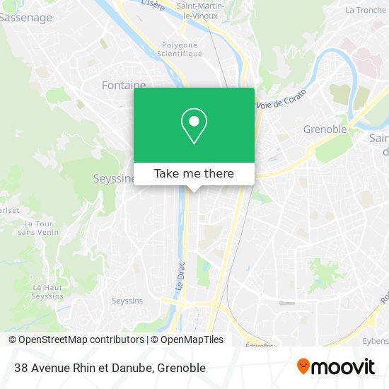 38 Avenue Rhin et Danube map