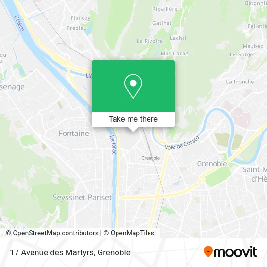 17 Avenue des Martyrs map