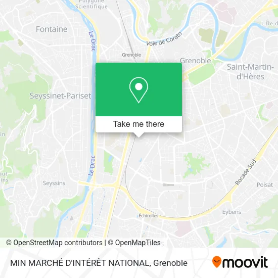 MIN MARCHÉ D'INTÉRÊT NATIONAL map