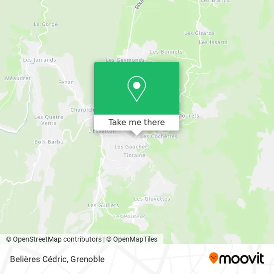 Belières Cédric map
