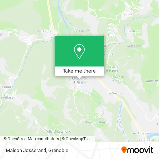 Maison Josserand map