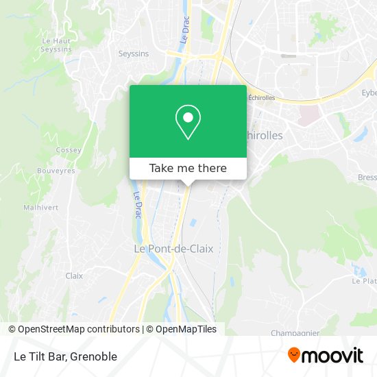 Mapa Le Tilt Bar
