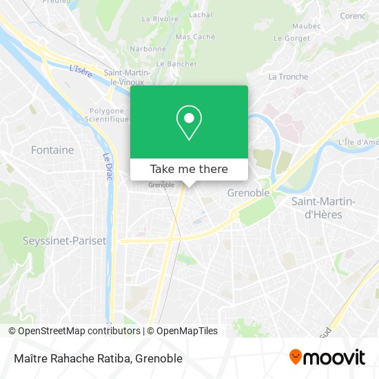 Maître Rahache Ratiba map