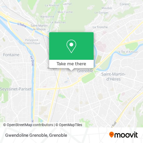 Gwendoline Grenoble map
