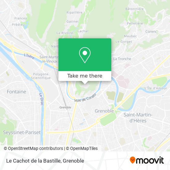 Le Cachot de la Bastille map