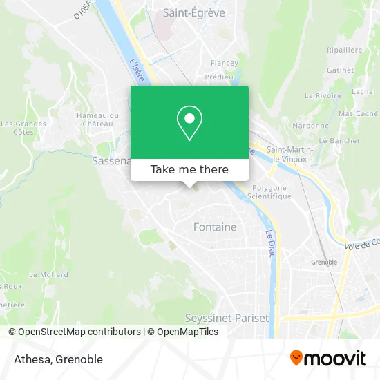 Athesa map