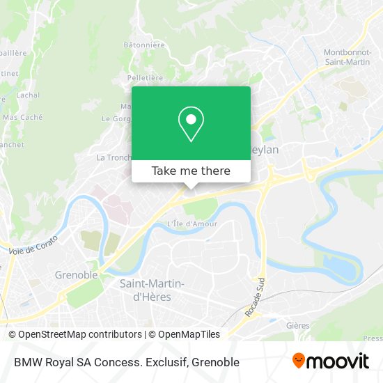 BMW Royal SA Concess. Exclusif map