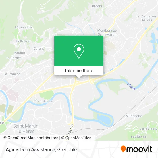 Agir a Dom Assistance map