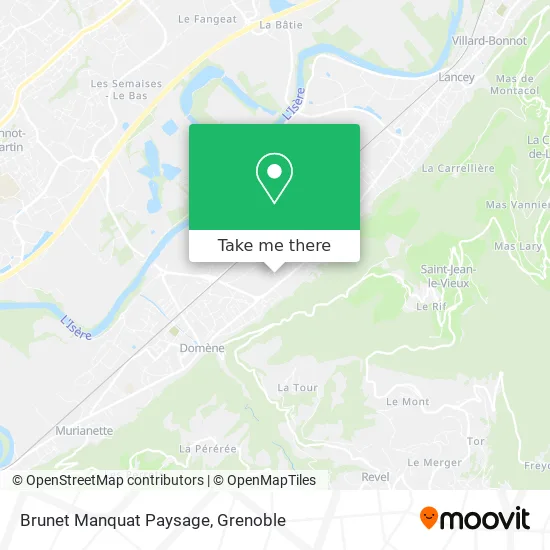 Brunet Manquat Paysage map
